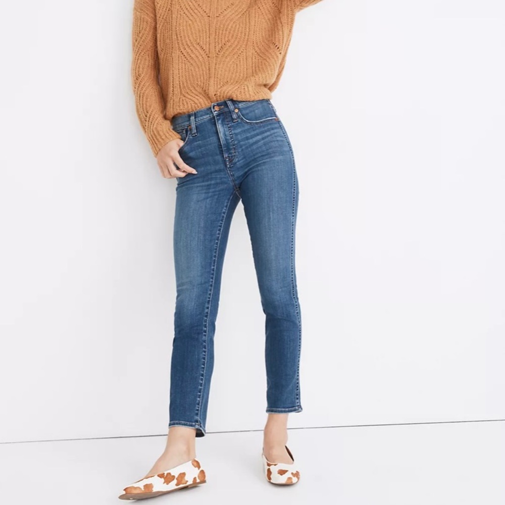 Madewell Stovepipe Jeans in Leman Wash